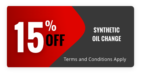 15% off Synthetic Blend Oil Change
